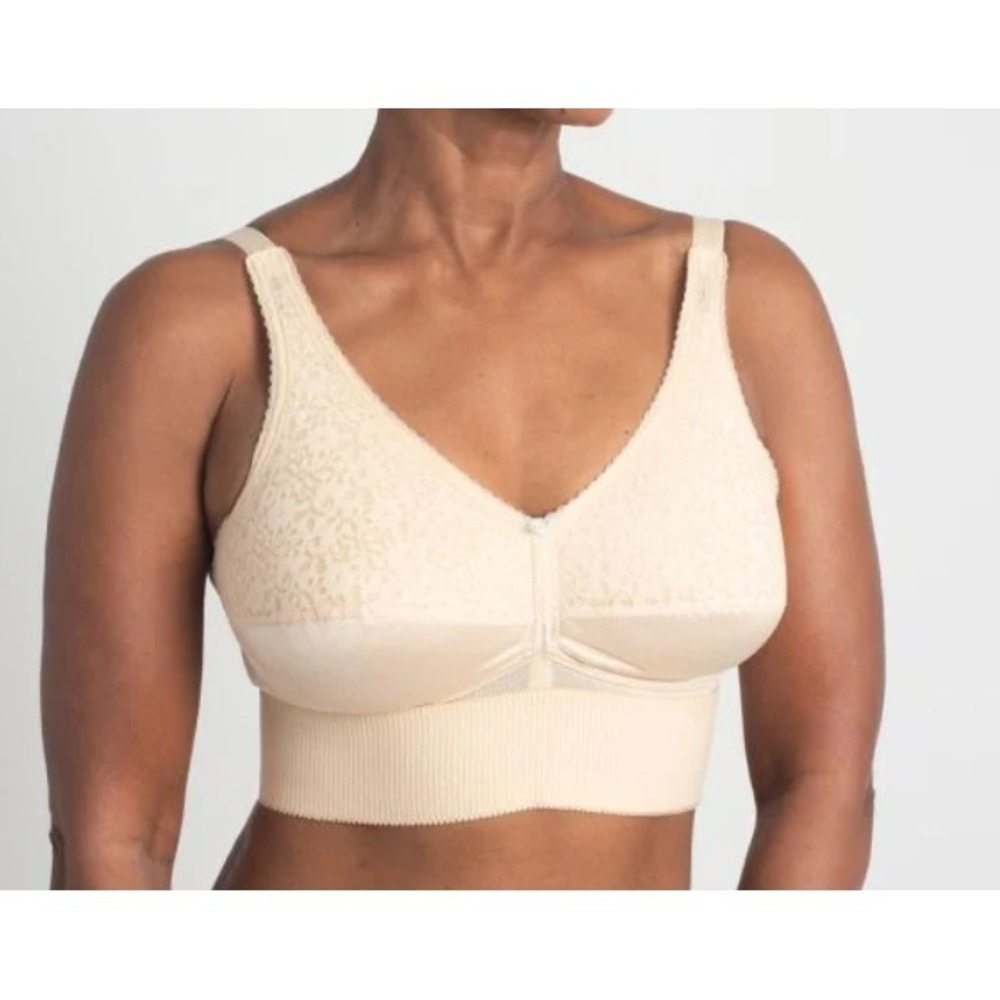 Jodee Mastectomy Bra 2115 Padded Celebration Plus Wide Band Wireless Size 40DD